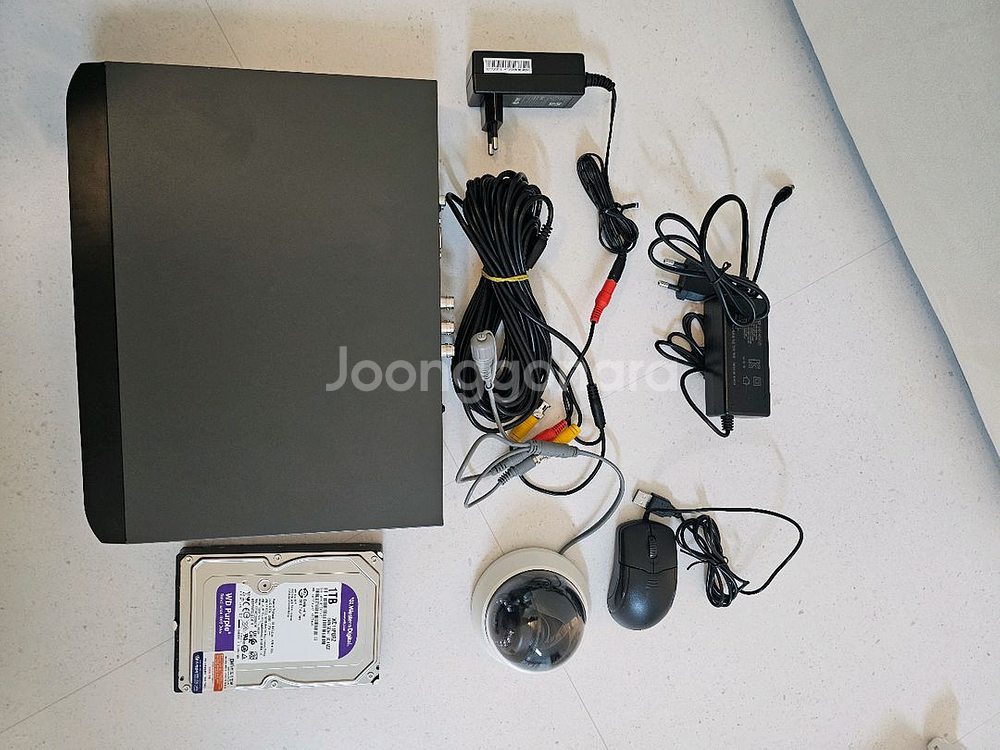 하이크비전 CCTV 4CH 200만화소 실내카메라 1대--1