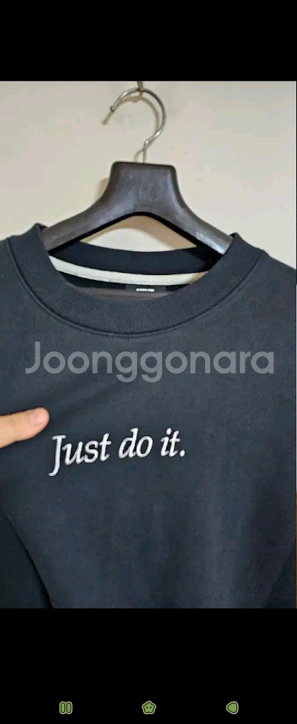 나이키 JDI플리스 헤비 크루 기모 맨투맨--3