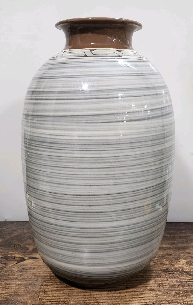 청룡 김용길 풍물놀이 분청 도자기 작품. 이미지