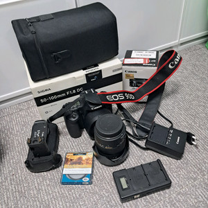 캐논 EOS 90D + 50-100mm + 50mm + 17-50mm