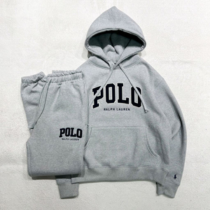 POLO 부클 셋업 기모 후드&팬츠