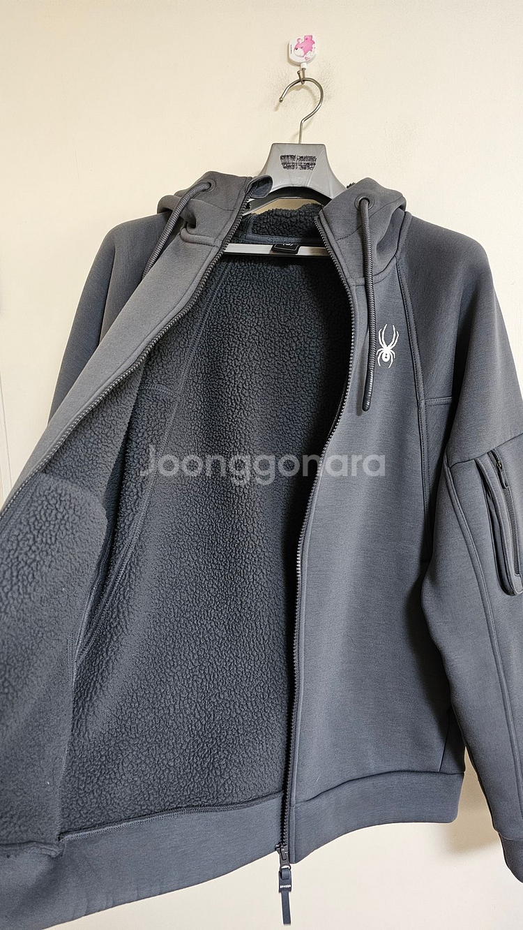 스파이더 남녀공용 플리스 본딩 재킷--6