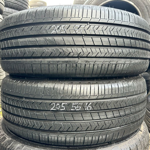 205 55 16한국중고타이어2개2055516