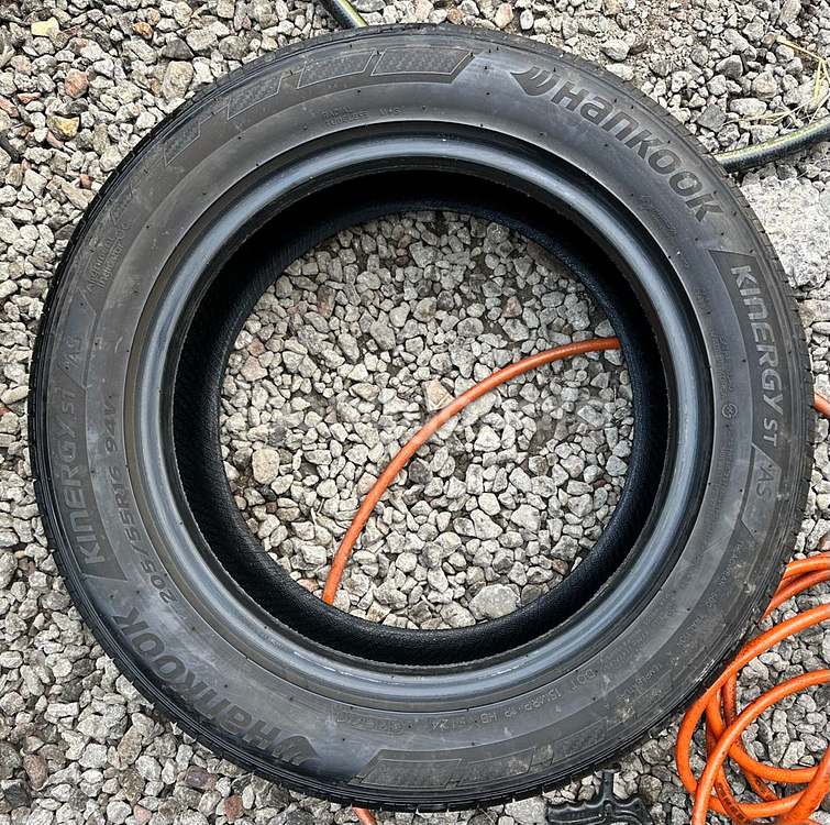 205 55 16한국중고타이어2개2055516--2