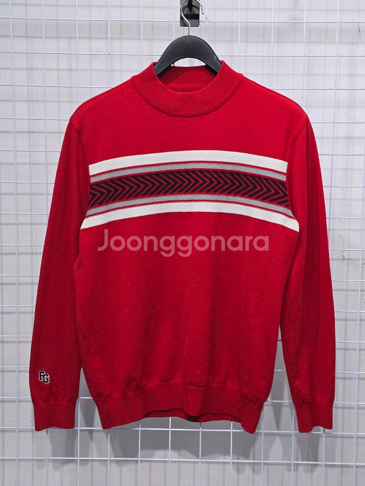 팬텀 소프트배색 라운드 니트 105--0