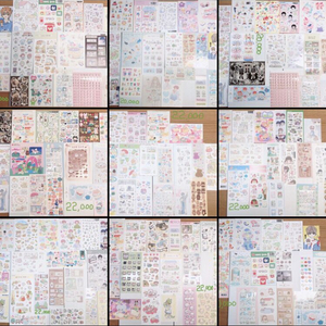 다꾸 스티커 셋트 캐릭터 인물 다양해요