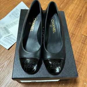 샤넬구두 펌프스 블랙 36c