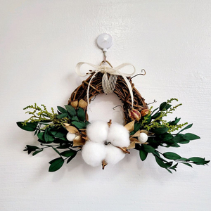 플로럴 크리스마스 리스