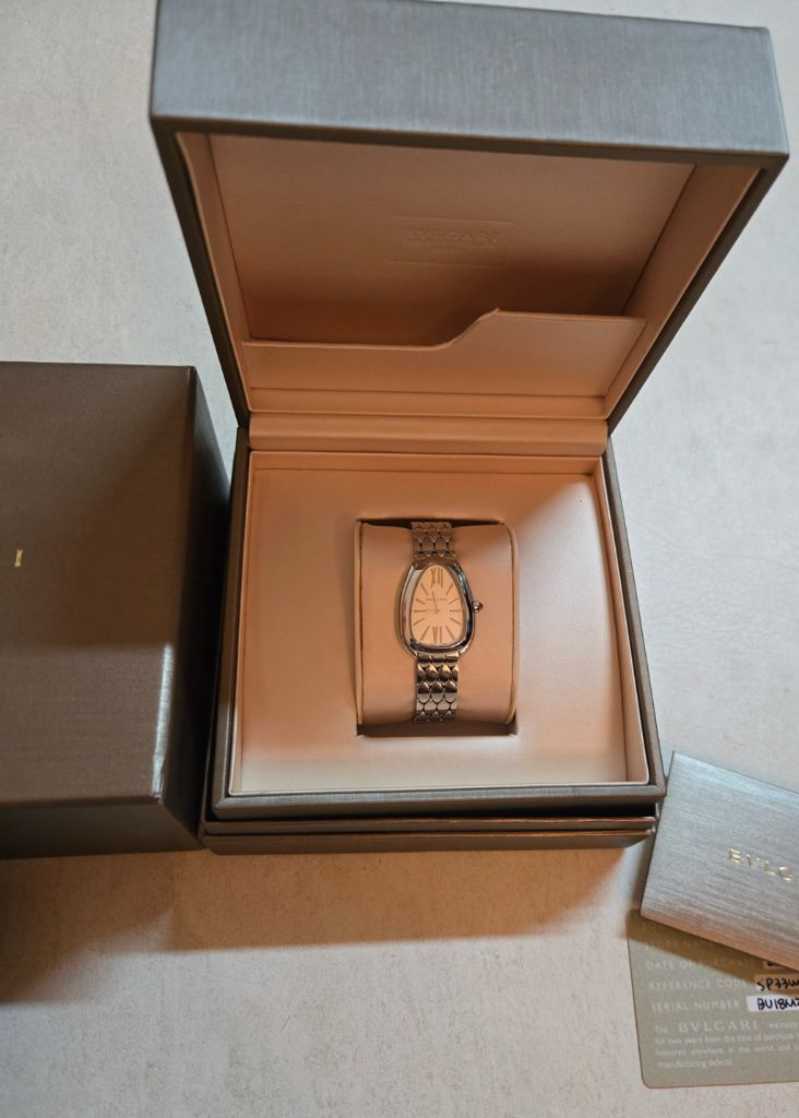 불가리 세르펜티 세두토리 스틸 시계 풀박스--1