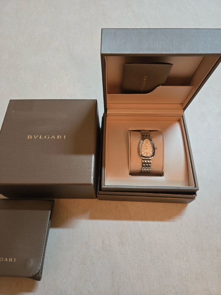 불가리 세르펜티 세두토리 스틸 시계 풀박스--2