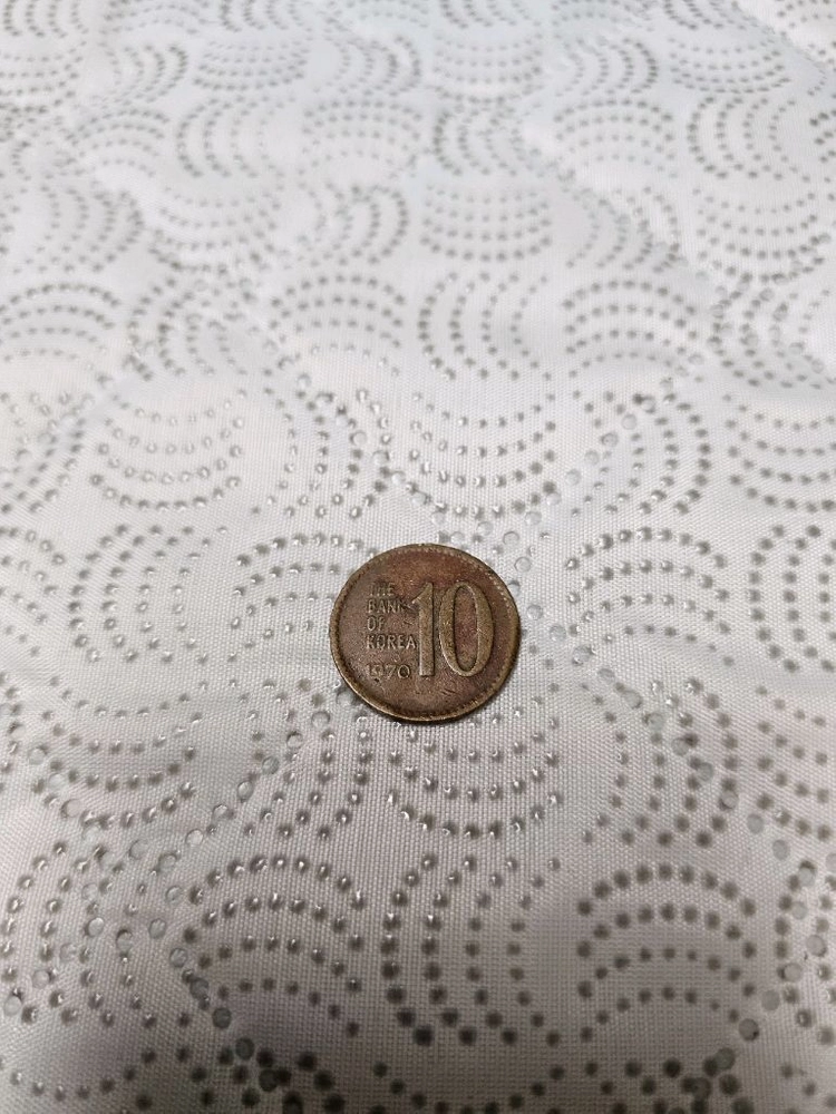 10원 희귀 동전 1970년 이미지
