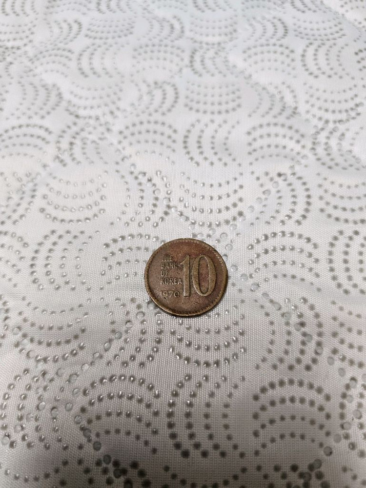 10원 희귀 동전 1970년 이미지