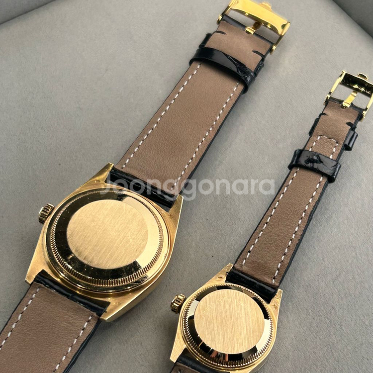 롤렉스 데이데이트 및 레이디 데이트 저스트 금통 2점--3