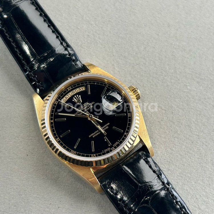 롤렉스 데이데이트 및 레이디 데이트 저스트 금통 2점--6