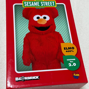 베어브릭 세서미 스트릿 엘모 코스튬 버전 2 (400%)