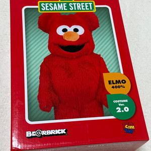 베어브릭 세서미 스트릿 엘모 코스튬 버전 2 (400%)