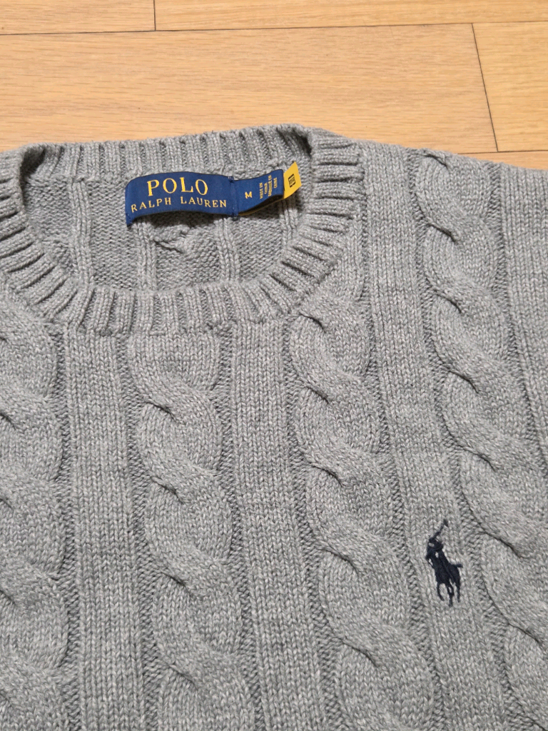 폴로 랄프로렌 케이블 니트 스웨터