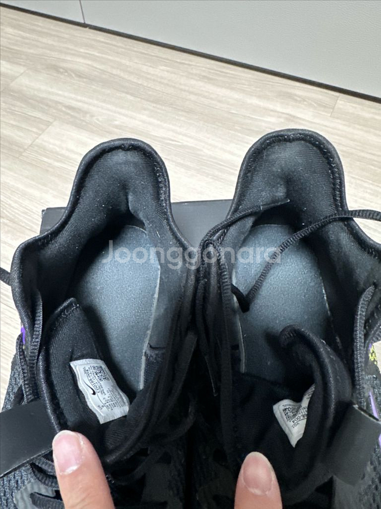 나이키 르브론 위트니스 IV 블랙/퍼플 270mm 농구--3