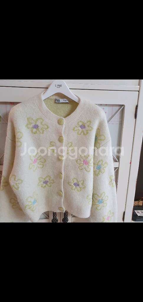 자라 니트 스웨터 가디건/55~66--1