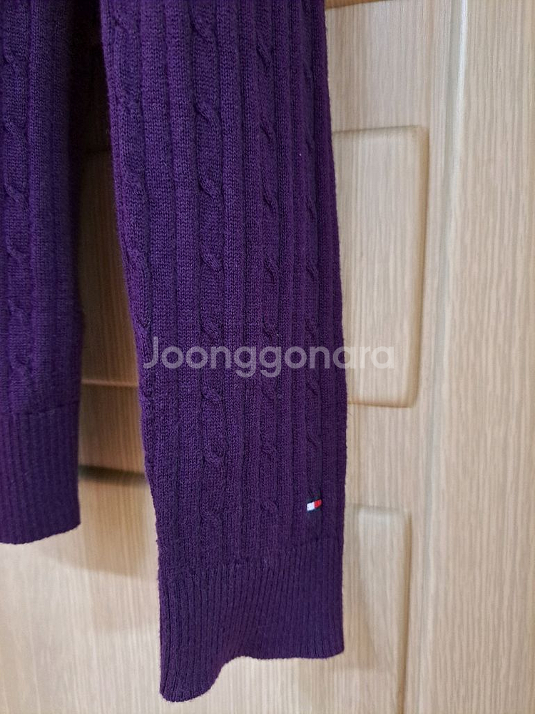 타미힐피거 케이블 니트--1