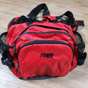 NSR 시스템 백팩 방수가방 자전거 라이딩 크롬 2 WAY 웨이스트백(미사용)