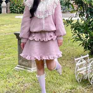 (새상품)유앤진 Petite plie 트위드 셋업 프리