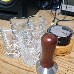 커피용품 샷잔, 디스트리뷰터 겸 템퍼 58mm, 템퍼 52mm