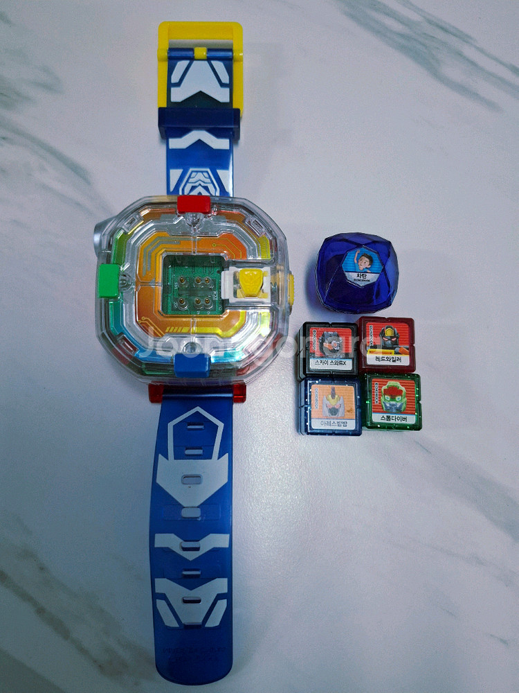 헬로카봇 크리스탈 큐브시계 무배--0