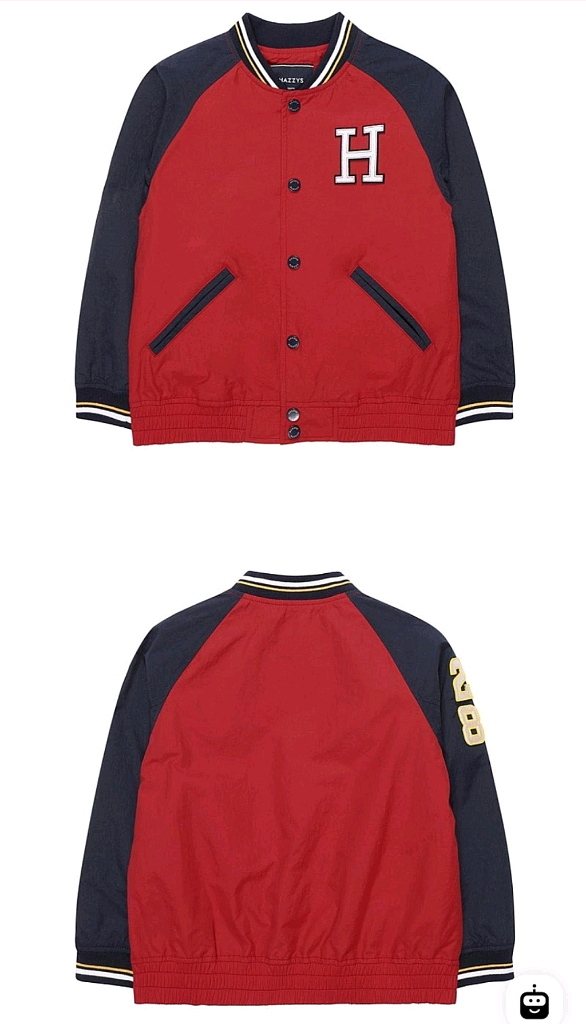 헤지스키즈 메이슨 야구점퍼 165사이즈--7