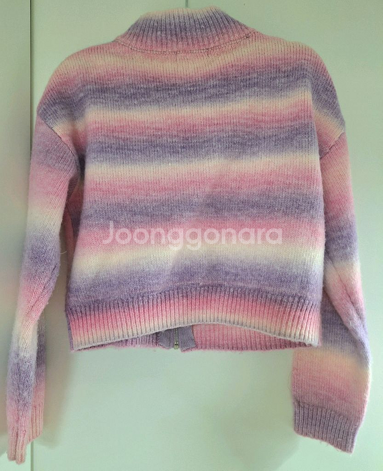 더데이걸스 크롭 스웨터 집업 160사이즈--1