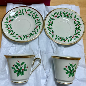 레녹스 홀리데이 커피잔 2인조 세트 (IND)