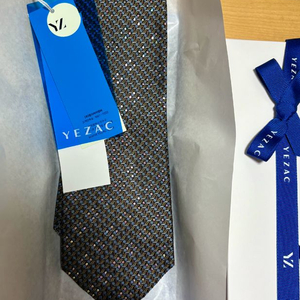 예작 YEZAC 25S/S 올오버 크리스탈 8CM 혼주용 넥타이