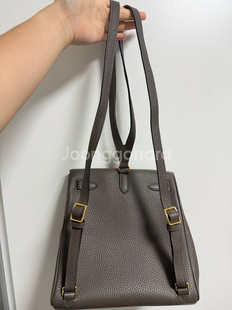 에르메스 키폴 25 브라운 가방--2