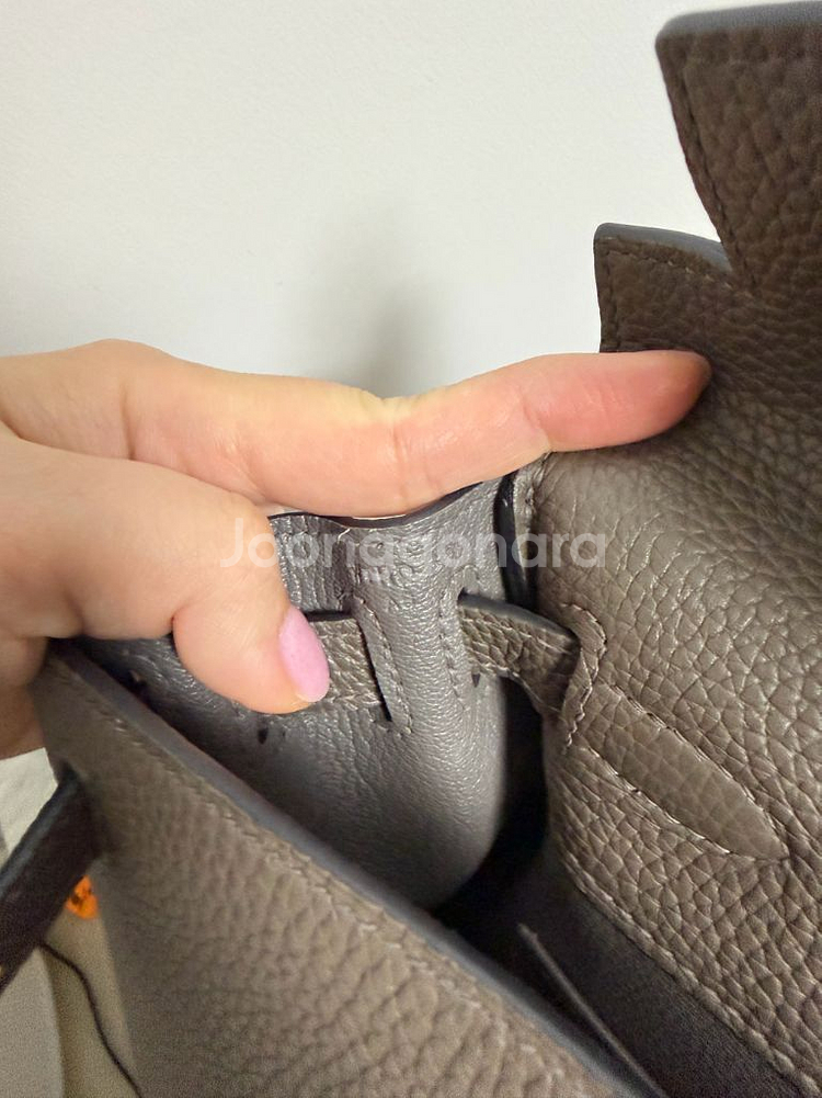 에르메스 키폴 25 브라운 가방--6