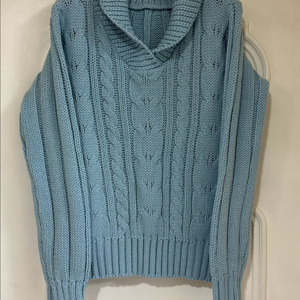 여성 꽈배기 긴팔 니트