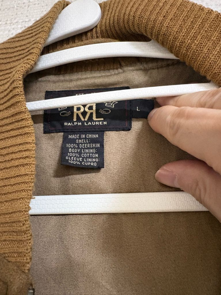 RRL 디어스킨 러프아웃 A-2 가죽자켓 이미지