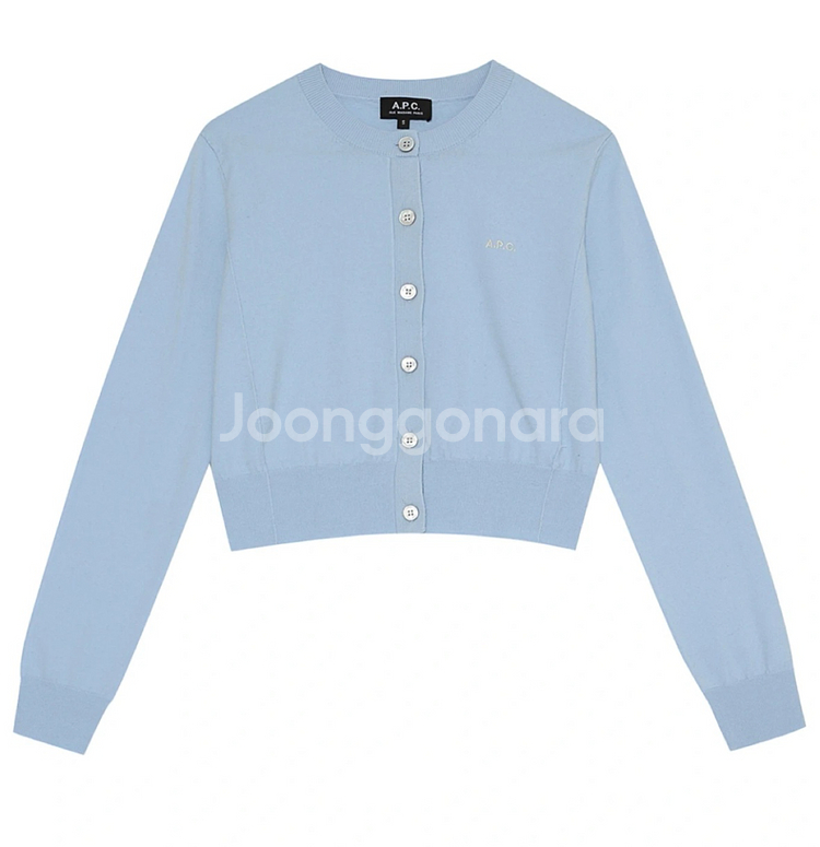 apc 아페쎄 젬마 가디건 블루 S--0