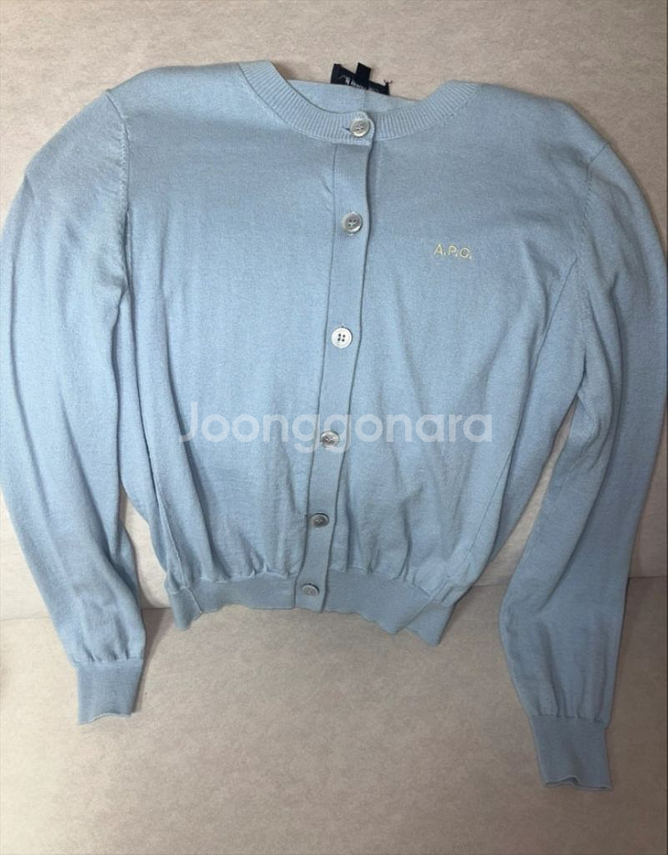 apc 아페쎄 젬마 가디건 블루 S--1