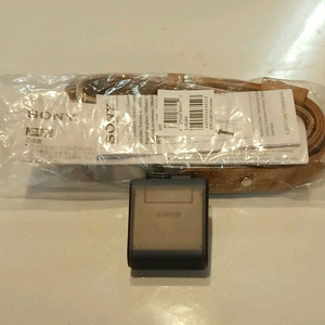 [반택포함] 소니 디카 미사용 후레쉬/가죽 스트랩 일괄로 팝니다