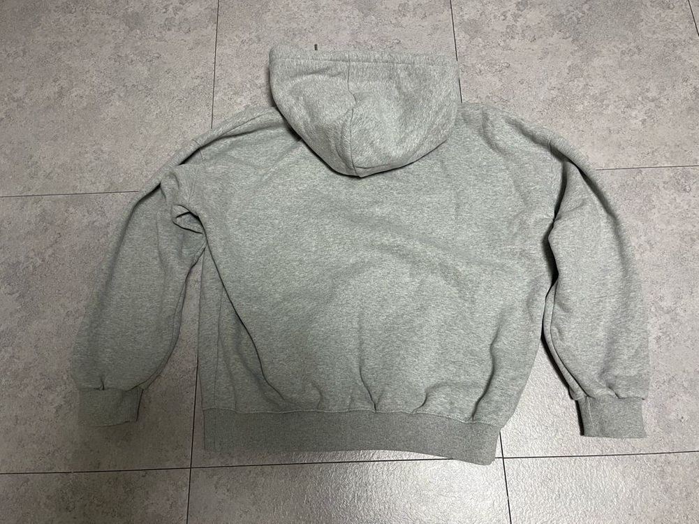 제멋 그레이 후드 티 셔츠 스웨트셔츠 (양 기모) 이미지