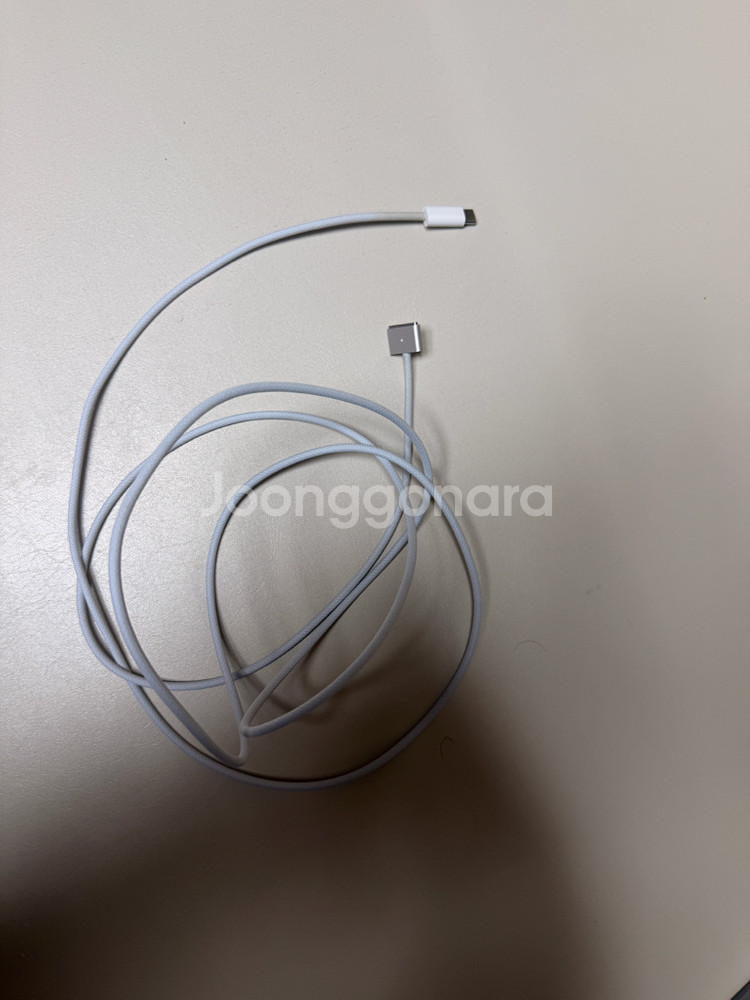 애플 정품 140w 충전기 미사용, 사용한 맥세이프3 케이블--0