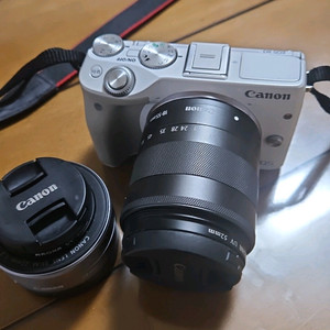 캐논m3 18-55 22mm더블렌즈