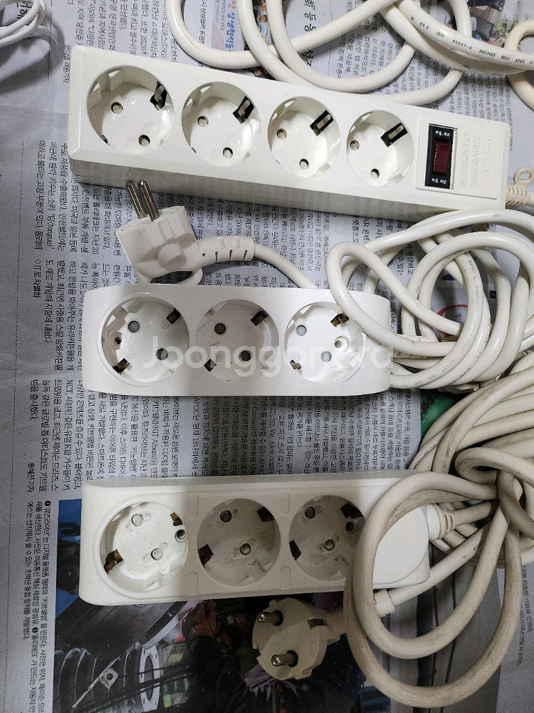 멀티탭 5개 + 삼성 c타입 고속충전기--2