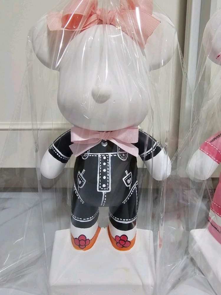 핸드메이드 대형곰인형 장식 이미지