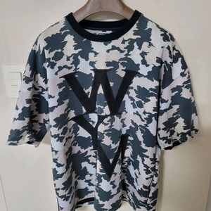 우영미 정품 카모 빈티지룩 반팔티셔츠 100사이즈 상태굿
