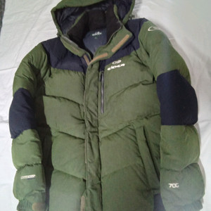 아이더 멀리스 구스다운 패딩,올리브그린