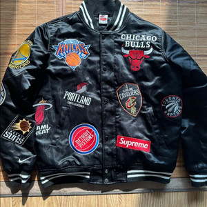 슈프림 x 나이키 x NBA 콜라보 항공 점퍼 자켓 잠바 100L