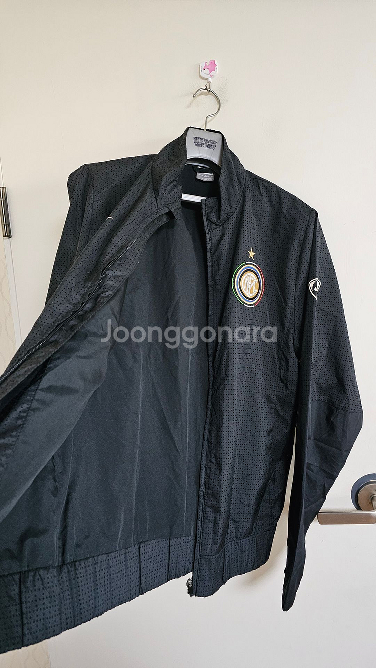 나이키 인터밀란 펀칭 블랙 바람막이--3