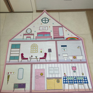 아보드인형의집 극세사러그