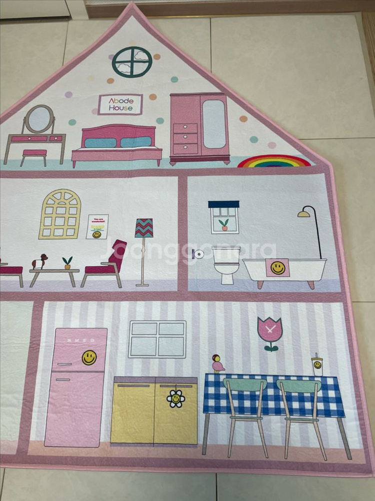 아보드인형의집 극세사러그--2